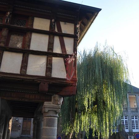 Cafe Hotel Du Theatre Dinan Bagian luar foto