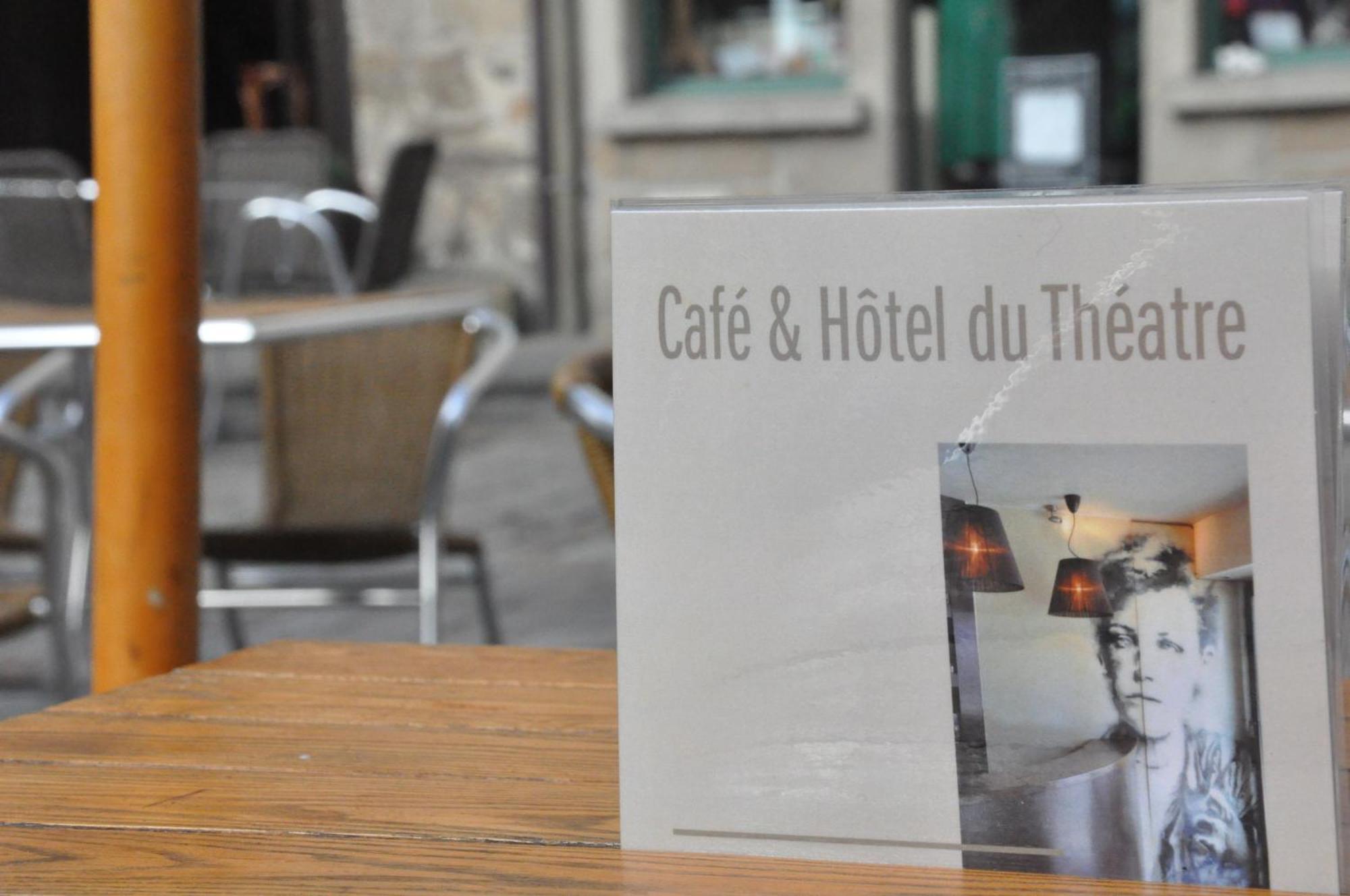 Cafe Hotel Du Theatre Dinan Bagian luar foto
